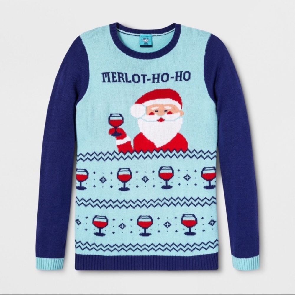 Norther Pole Ho Ho Santa Ugly Christmas Sweater